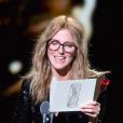 Sandrine Kiberlain, présidente de la 45ème cérémonie des César, lors de la 45ème cérémonie des César à la Salle Pleyel à Paris le 28 février 2020.