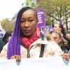 Nadège Beausson-Diagne - De nombreuses artistes et personnalités marchent contre les violences sexistes et sexuelles (marche organisée par le collectif NousToutes) de place de l'Opéra jusqu'à la place de la Nation à Paris le 23 Novembre 2019 © Coadic Guirec / Bestimage