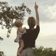 Diane Kruger et sa fille sur Instagram, le 1er janvier 2020.