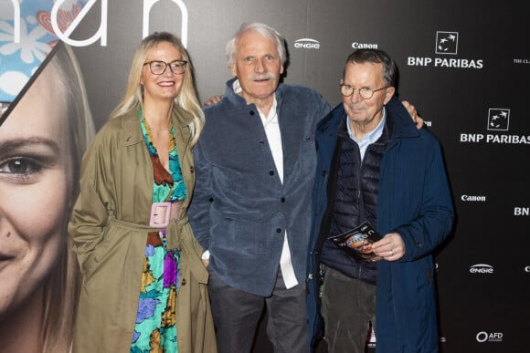 Yann Arthus-Bertrand, Hervé de La Martiniere et sa femme - Avant-première du film "Woman" à l'UGC Normandie à Paris le 3 mars 2020. © Jack Tribeca/Bestimage