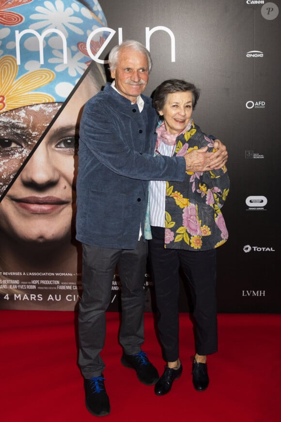 Yann Arthus-Bertrand et sa femme Anne - Avant-première du film "Woman" à l'UGC Normandie à Paris le 3 mars 2020. © Jack Tribeca/Bestimage