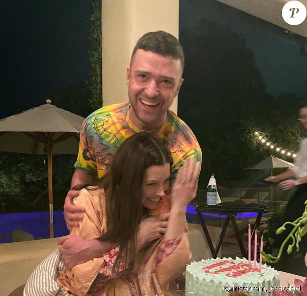 Justin Timberlake a préparé un gros gâteau pour l'anniversaire de son épouse Jessica Biel, le mardi 3 mars 2020 sur Instagram.