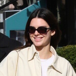 Kendall Jenner est allée déjeuner avec des amis au restaurant Sadelles dans le quartier de Manhattan à New York, le 24 février 2020