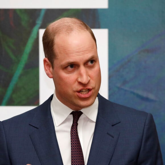 Le prince William, duc de Cambridge, et Kate Middleton, duchesse de Cambridge, reçus par le vice-Premier ministre de l'Irlande Simon Coveney lors de leur visite officielle à Dublin. Le 4 mars 2020.