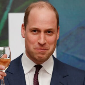 Le prince William, duc de Cambridge, et Kate Middleton, duchesse de Cambridge, reçus par le vice-Premier ministre de l'Irlande Simon Coveney lors de leur visite officielle à Dublin. Le 4 mars 2020.