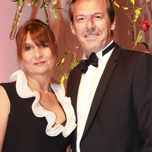 Jean-Luc Reichmann et sa femme Nathalie - Gala du 75ème Grand Prix de Monaco le 28 mai 2017. © Claudia Albuquerque/Bestimage