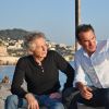 Jean Dujardin et Roman Polanski sont à Nice pour la soirée de clôture de la 1ère édition du Festival Ciné Roman à Nice le 26 octobre 2019. © Bruno Bebert / Bestimage