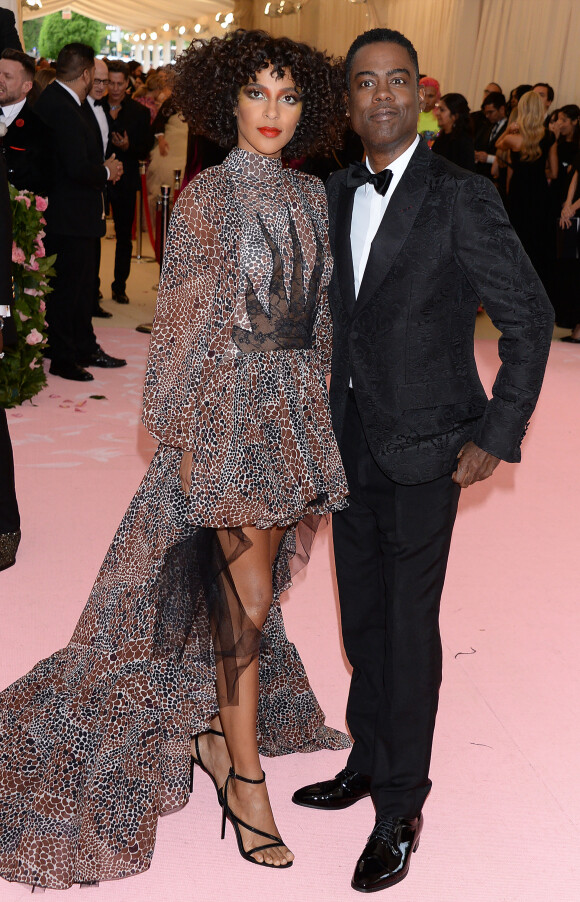 Chris Rock et sa compagne Megalyn Echikunwoke à la 71ème édition du MET Gala (Met Ball, Costume Institute Benefit) sur le thème "Camp: Notes on Fashion" au Metropolitan Museum of Art à New York, le 6 mai 2019.