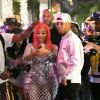 Nicki Minaj et son fiancé Kenneth Petty arrivent à la soirée de lancement de sa collaboration avec Fendi à Beverly Hills, le 15 octobre 2019.