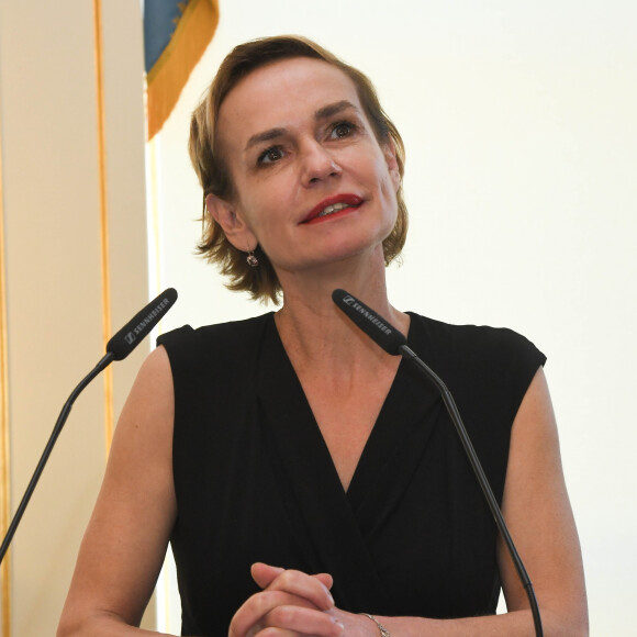 Sandrine Bonnaire - 22ème édition du Printemps des Poètes au ministère de la Culture à Paris le 25 février 2020. © Coadic Guirec/Bestimage