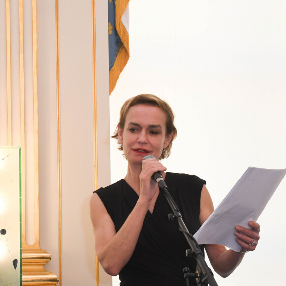 Sandrine Bonnaire et son compagnon Erik Truffaz - 22ème édition du Printemps des Poètes au ministère de la Culture à Paris le 25 février 2020. © Coadic Guirec/Bestimage