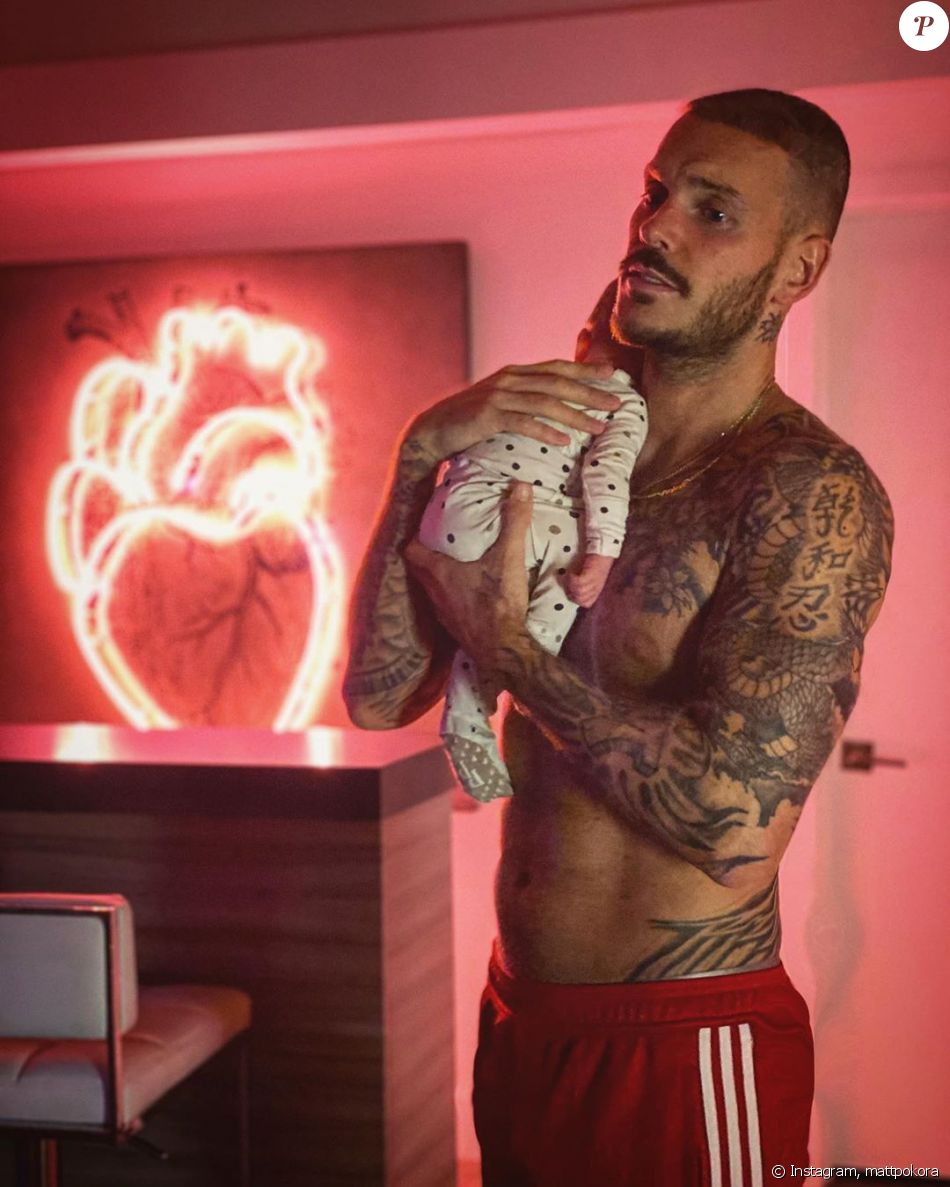 M Pokora Avec Son Fils Isaiah Dans Les Bras Le 12 Février 2020 Purepeople 