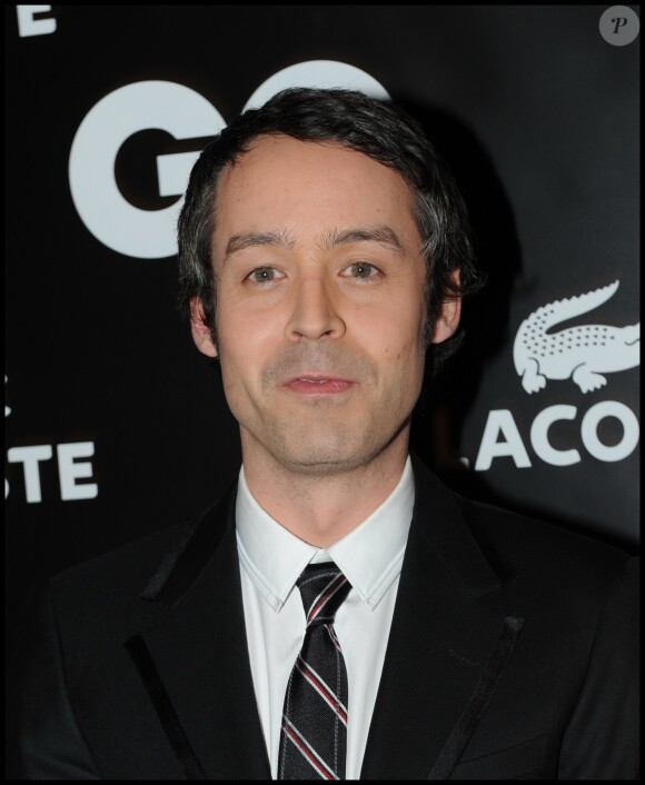 Yann Barthès lors de l'élection de "L'homme de l'année" par le magazine masculin GQ, à l'hôtel Shangri-La de Paris le 19 janvier 2011.