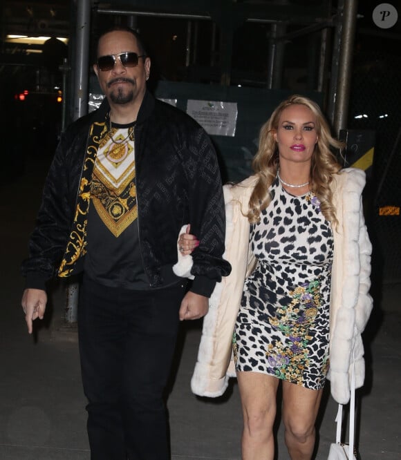 Ice T et sa femme Coco Austin arrivent à la première du film "Us" à New York, le 19 mars 2019.