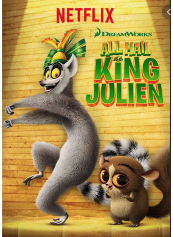 Affiche de "King Julian" (Netflix).