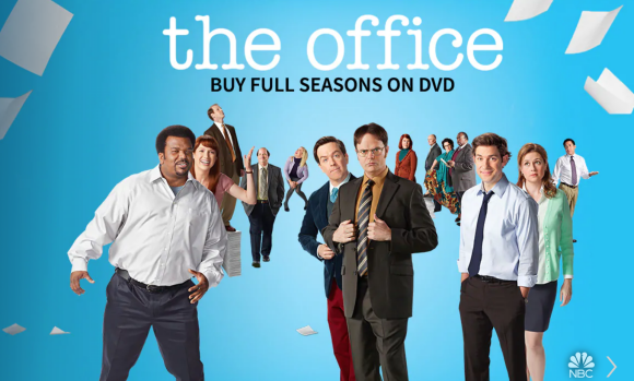 Affiche de "The Office", disponible sur Amazon Prime Videos.