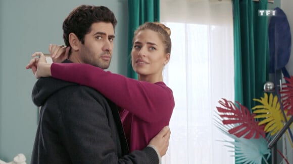 Solène Hébert et Mayel Elhajaoui dans la série "Demain nous appartient", diffusée sur TF1.
