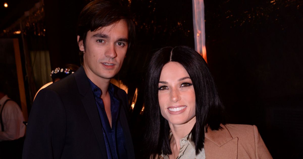 Capucine Anav et son compagnon Alain-Fabien Delon lors de la soirée de