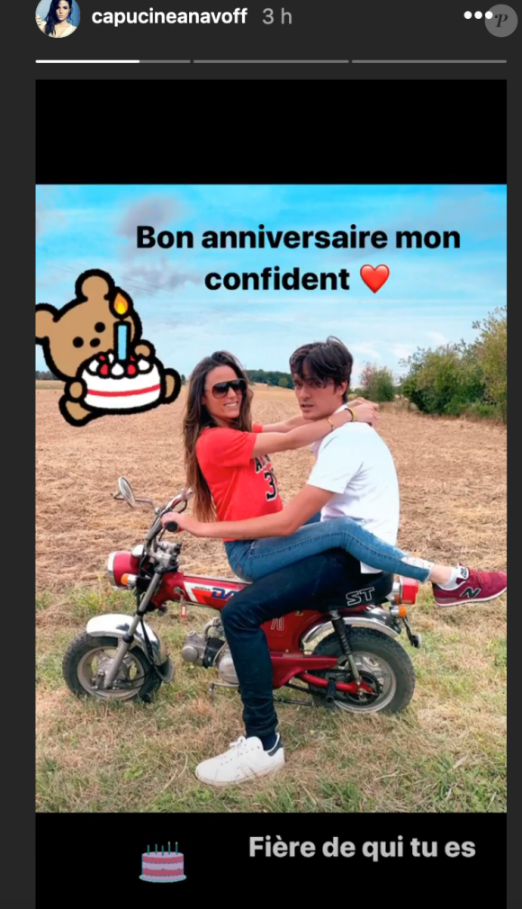 Capucine Anav souhaite un joyeux anniversaire à son chéri Alain-Fabien Delon - 18 mars 2020, Instagram