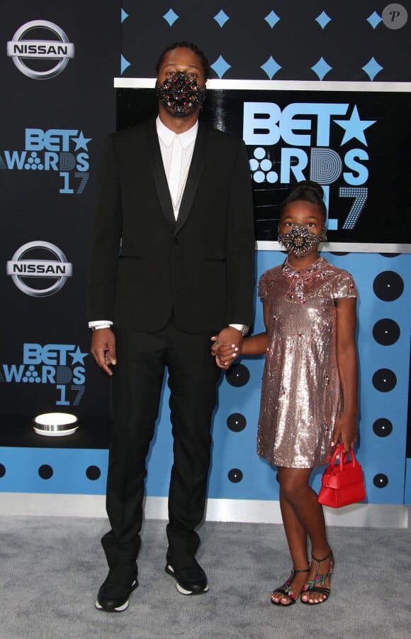 Future et sa fille assistent aux BET Awards 2017 à Los Angeles. Le 25 juin 2017.