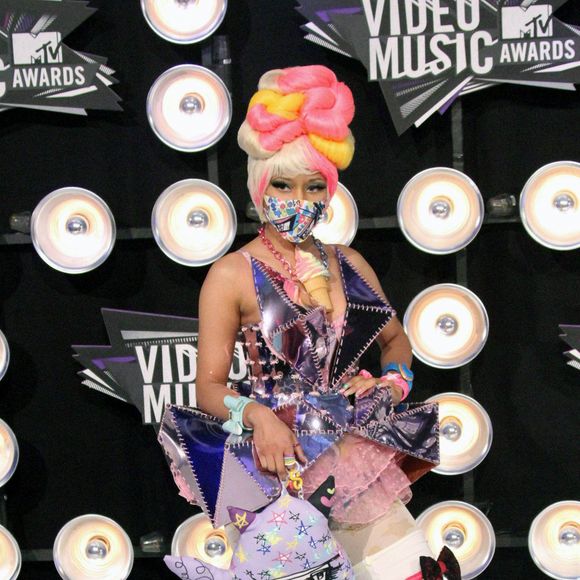Nicki Minaj assiste aux MTV Video Music Awards 2011 à Los Angeles. Le 28 août 2011.