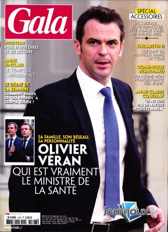 Magazine "Gala" en kiosques le 19 mars 2020.