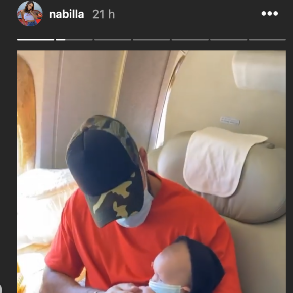 Nabilla et Thomas rapatriés à Dubaï avec leur fils Milann - 16 mars 2020, Instagram