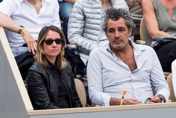 Alexia Laroche-Joubert et son compagnon Tom Benainous - People dans les tribunes lors de la finale messieurs des internationaux de France de tennis de Roland Garros 2019 à Paris le 9 juin 2019. © Jacovides-Moreau/Bestimage