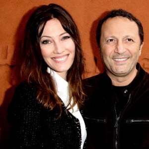 Mareva Galanter et son compagnon Arthur (Jacques Essebag) - People au village des internationaux de France de tennis à Roland Garros à Paris 5 juin 2016. © Dominique Jacovides / Bestimage