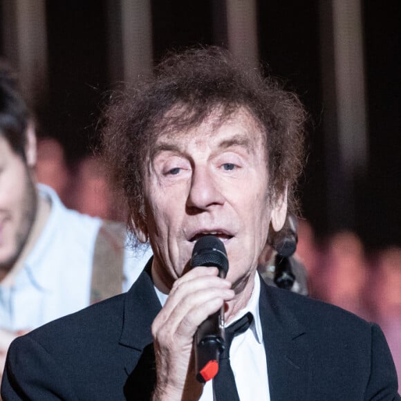 Alain Souchon (Album de l'année "Ames Fifties"), Vianney - 35ème cérémonie des Victoires de la musique à la Seine musicale de Boulogne-Billancourt, le 14 février 2020. © Cyril Moreau/Bestimage