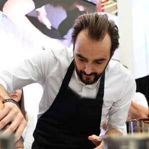 Cyril Lignac est l'invité "Star" de ShowColat le 2 novembre 2018. Cette semaine dédiée au chocolat organisée par CAP 3000, la galerie commerciale de Saint-Laurent du Var, près de Nice, a commencé le 27 octobre pour se terminer le 4 novembre. © Bruno Bebert/Bestimage