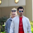 Sophie Turner enceinte et son mari Joe Jonas se baladent dans les rues de Los Angeles, le 5 février 2020