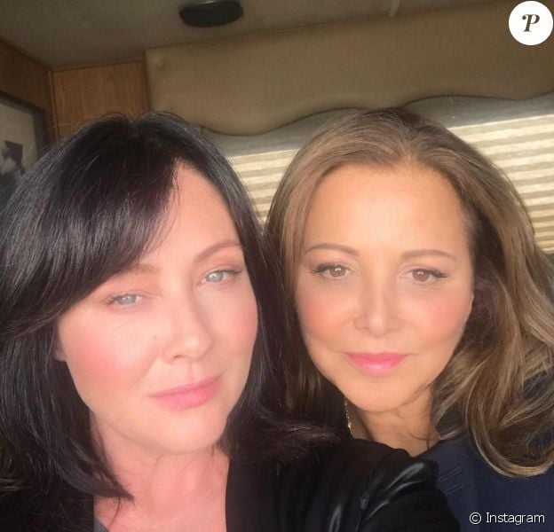 Shannen Doherty rend hommage à sa meilleure amie et styliste Deborah Waknin-Harwin, le 23 mars 2020.