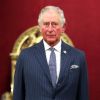 Le prince Charles, prince de Galles, Camilla Parker Bowles, duchesse de Cornouailles, Lors de la remise des Prix Anniversaire de la Reine pour Higher and Further Education à Buckingham Palace, Londres. Le 20 février 2020.