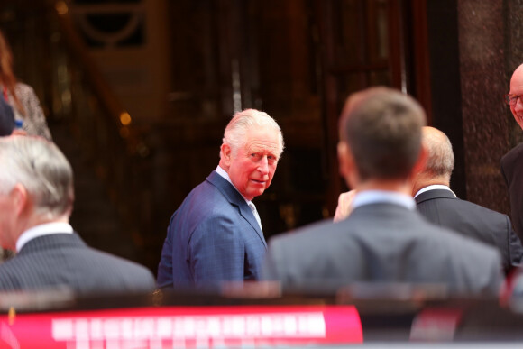 Le prince Charles à son arrivée à la soirée "Prince's Trust Awards" au Palladium à Londres. Le 11 mars 2020