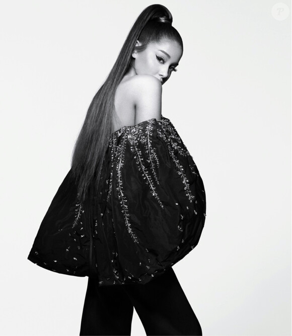 Ariana Grande pose pour la nouvelle campagne Givenchy. Le 15 juillet 2019.