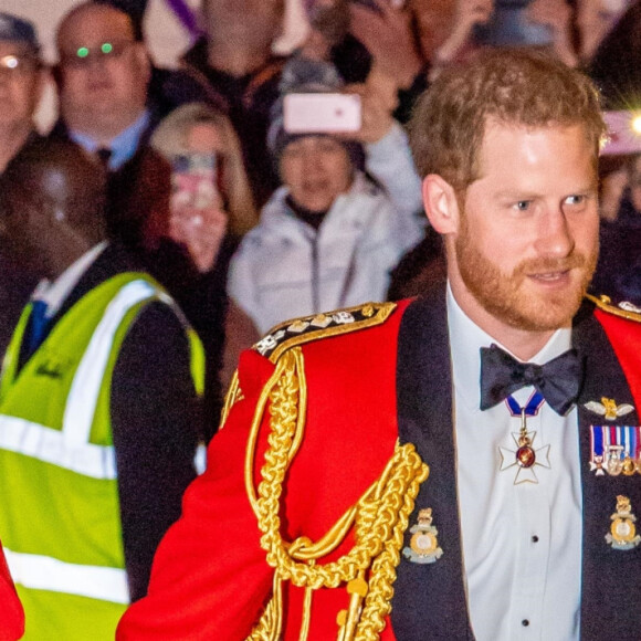 Le prince Harry, duc de Sussex, et Meghan Markle, duchesse de Sussex assistent au festival de musique de Mountbatten au Royal Albert Hall de Londres, Royaume Uni, le 7 mars 2020.