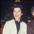 Victor Lanoux et Marie José Nat à Paris en 1985.