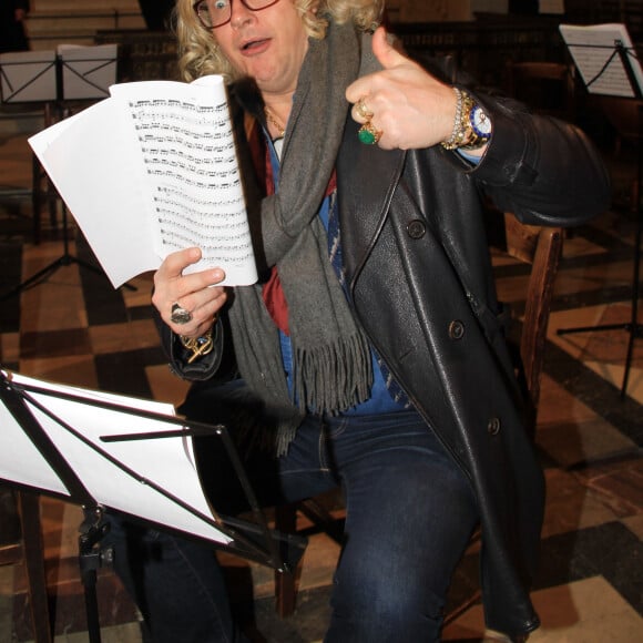 Exclusif - Pierre-Jean Chalençon assiste au concert du Boléro de Ravel par le chef d'orchestre Damien Sorraing à l'église de la Madeleine à Paris, France, le 6 mars 2020. © Philippe Baldini/Bestimage