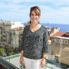 Exclusif - Léa François (enceinte) - 8ème saison des Héros de la TV à Beausoleil, le 5 octobre 2019. © Lionel Urman/Bestimage