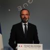 Le premier ministre Edouard Philippe - Conférence de presse après le conseil des ministres au palais de l'Élysée à Paris le 25 mars 2020. © François Mori / Pool / Bestimage