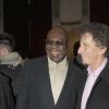 Exclusif - Manu Dibango et Jack Lang - Manu Dibango fête ses 80 ans à l'hotel Lutetia à Paris le 12 decembre 2013.