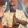 Manu Dibango - Exclusif - Enregistrement de l'émission "Les années Bonheur" diffusée le 11 janvier 2014.