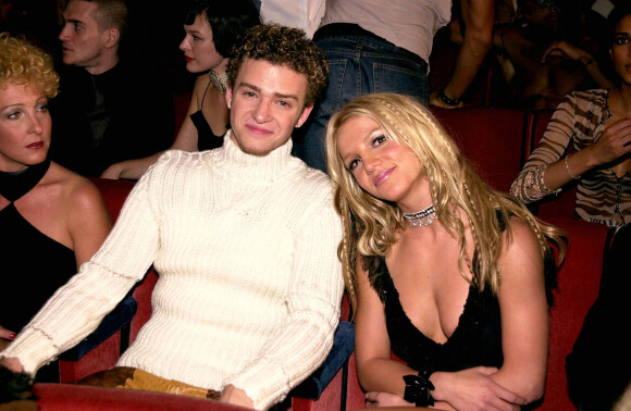 Britney Spears et Justin Timberlake aux MTV Video Music Awards en 2000.