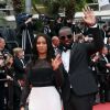 Maître Gims et sa femme DemDem - Montée des marches du film "The BFG" ("Le BGG Le Bon Gros Géant") lors du 69ème Festival International du Film de Cannes. Le 14 mai 2016. © Borde-Jacovides-Moreau/Bestimage