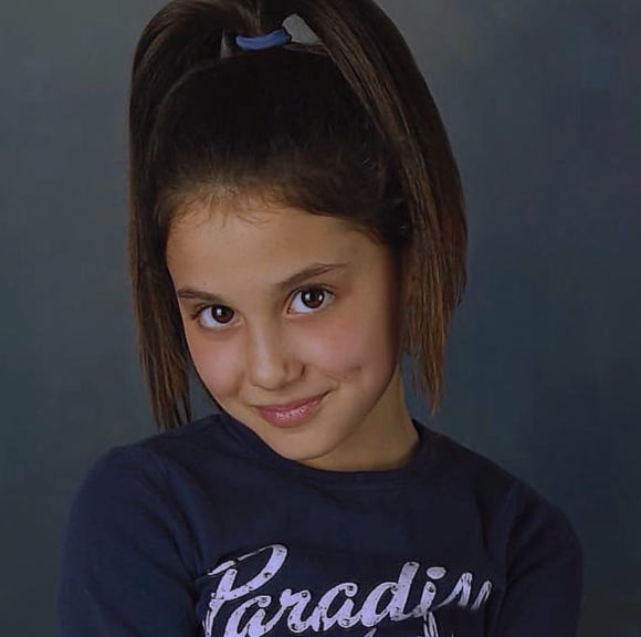 Ariana Grande, enfant. Août 2019.