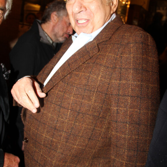 Pierre Benichou - Soirée des 20 ans du prix de Flore au Café de Flore à Paris le 13 novembre 2014. Le prix à été décerné à Aurélien Bellanger pour son roman "L'aménagement du territoire".