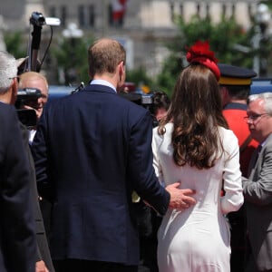 Le prince William et Kate Middleton lors du Canada Day à Ottawa, au Canada, le 1er juillet 2010.