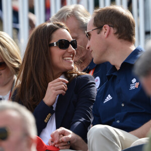 Kate Middleton et le prince William lors des Jeux Olympiques de Londres en juillet 2012.