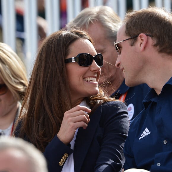 Kate Middleton et le prince William lors des Jeux Olympiques de Londres en juillet 2012.